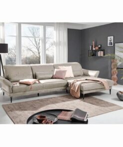 Ъглов диван с електрическа лежанка, електрическа седалка и три регулируеми подглавника - MUSTERRING MR 1237, естествена кожа