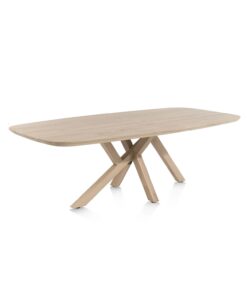 Alternative view of Трапезна маса / овал с дървени крака - Shimla 51923 NAT / 270 x 120 cm