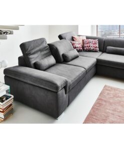 Alternative view of Комплект от ъглов диван с четири подвижни облегалки и шест регулируеми подглавника и XXL табуретка - VS-MP 2746