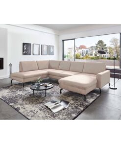 П – образен диван – LS 2234, естествена кожа