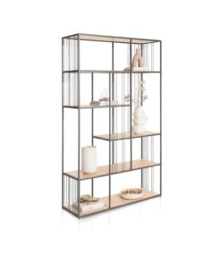 Alternative view of Разделител за стая / регал / етажерка за книги - NIORA 51846 GRA / h. 200 cm