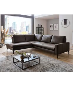 Alternative view of Ъглов диван с функция сън и три подвижни облегалки - LS 2080, естествена кожа