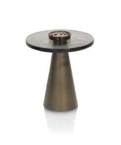 Холна масичка с кръгла форма на плота - Eloy 51700 GLA / 41 x 41 cm