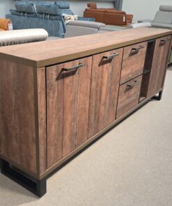 Alternative view of Сайдборд с 3 вратички, 2 чекмеджета и отворено отделение - HABUFA 102 / 230 cm