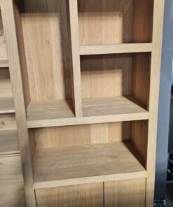 Alternative view of Висок шкаф с 2 плътни вратички и 6 отворени отделения - Farmland 10178 / h. 178 cm