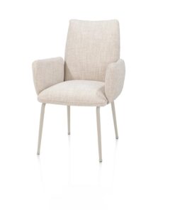 Трапезен стол с подлакътници - BOVINA 55142 CRE