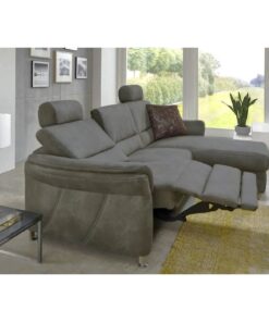 Ъглов диван с една седалка с електрически релакс механизъм, ракла и един Премиум подглавник - LS 3437