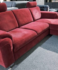 Alternative view of Комплект от ъглов диван с функция сън, електрическа лежанка и Премиум подглавници и табуретка-ракла ZE-EM 3330