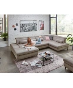 Alternative view of П – образен диван с функция сън, три подвижни облегалки, регулируеми подглавници и ракла – MP-IN 3104