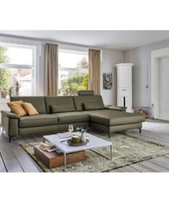 Ъглов диван с Премиум подглавник - HUKLA SOFASTYLE 3809, естествена кожа