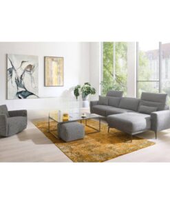 Alternative view of Ъглов диван с електрическа лежанка, две подвижни облегалки и регулируеми подглавници - MONDO LOMETTI 3434