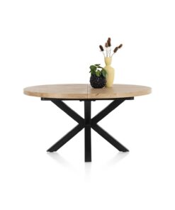 Alternative view of Трапезна разтегателна маса, овал Metalox 37048 RWB / 150-190 х 130 cm