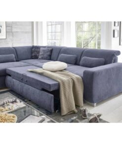 Ъглов диван с функция сън, четири подвижни облегалки и шест регулируеми подглавника - FRANKIE 3508