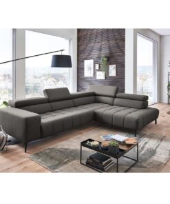 Alternative view of Комплект от ъглов диван с пет регулируеми подглавника и XXL табуретка – MP-IN 3136