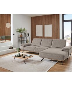 Ъглов диван с плътна дървена рамка масив / дъб - VS-ZE 3271