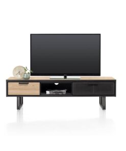 TV шкаф / ТВ шкаф с 2 чекмеджета и отворено отделение - Avalon 42487 NAT / 160 cm